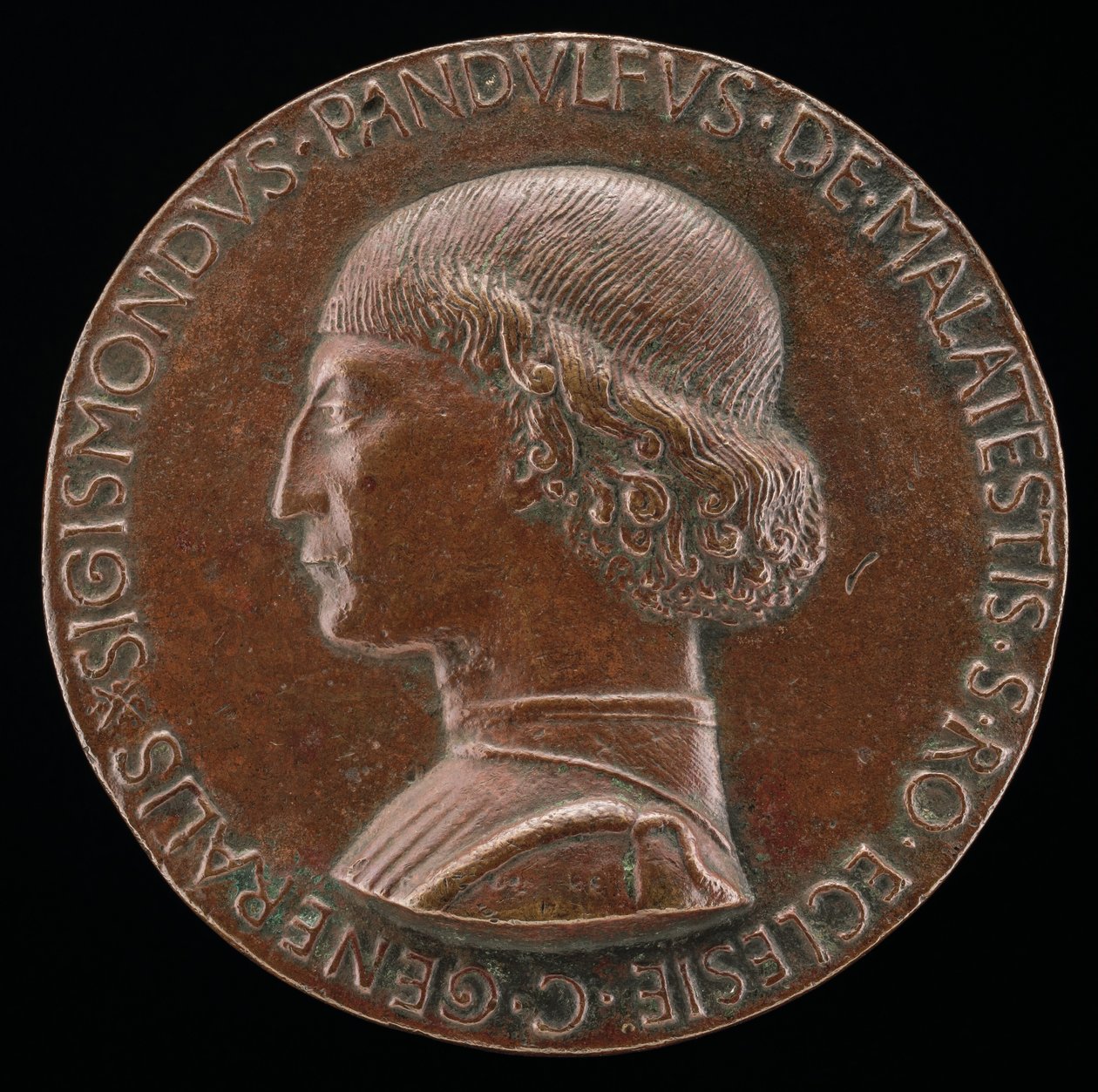 Sigismondo Pandolfo Malatesta, 1417-1468, Herr von Rimini und Fano [Vorderseite], 1446 von Matteo di Andrea de Pasti