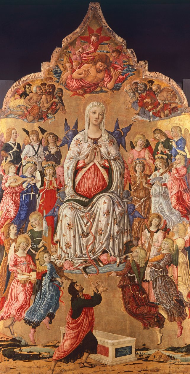 Madonna des Gürtels, von Matteo di Giovanni (ca. 1430-1495) von Matteo di Giovanni