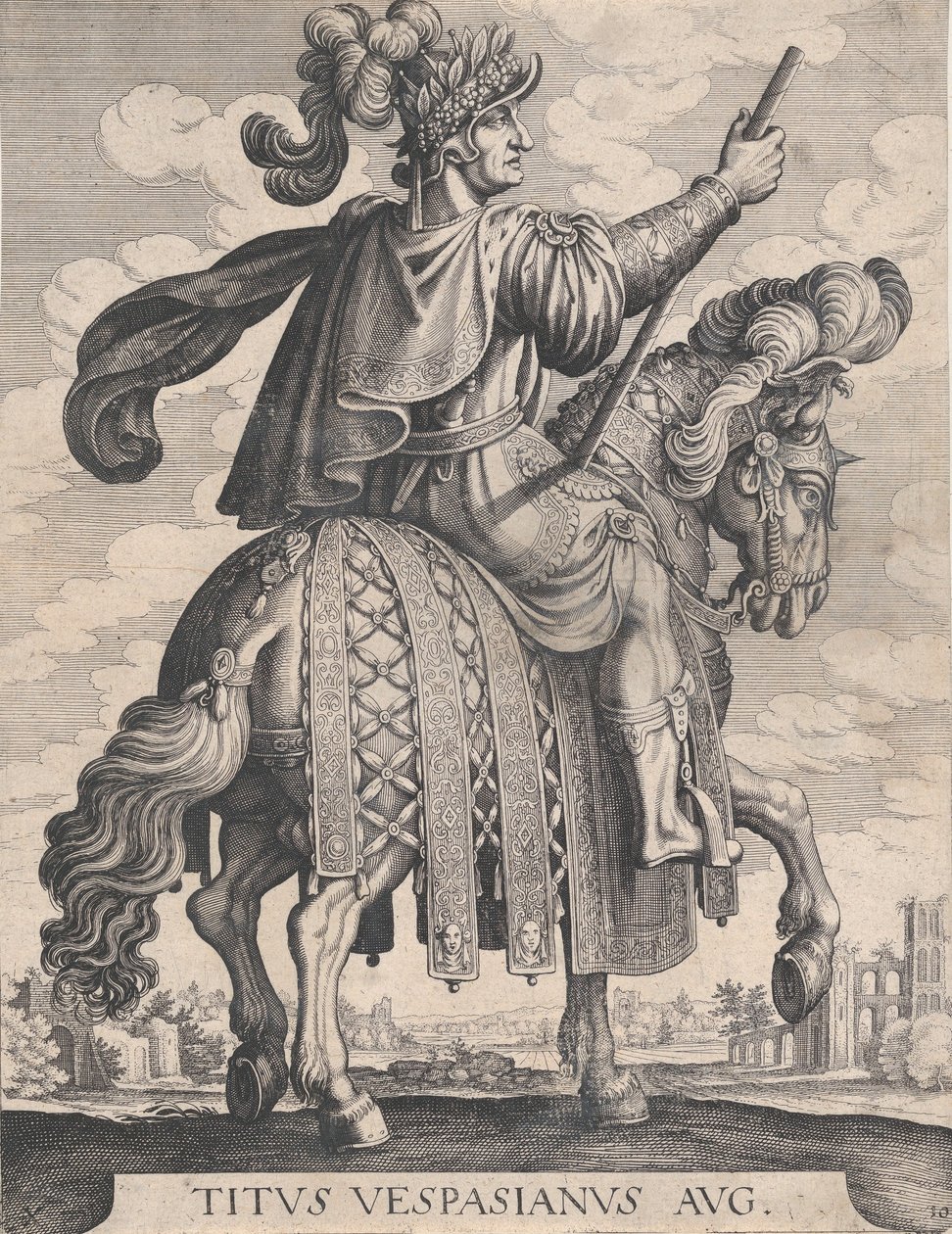 Platte 10: Kaiser Titus zu Pferd, aus 