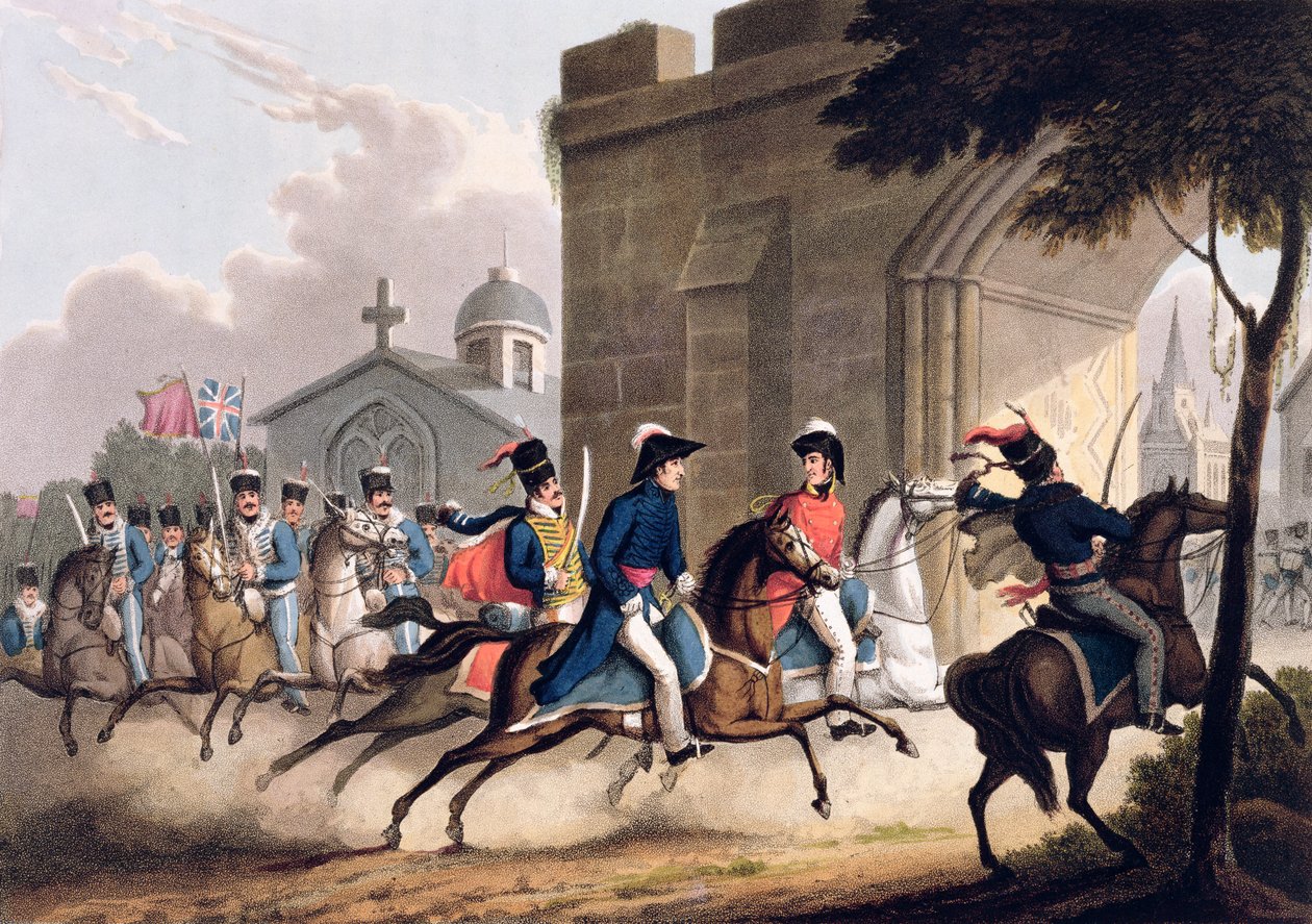 Einzug von Lord Wellington in Salamanca, 20. Mai 1813, 1815 von Matthew Dubourg