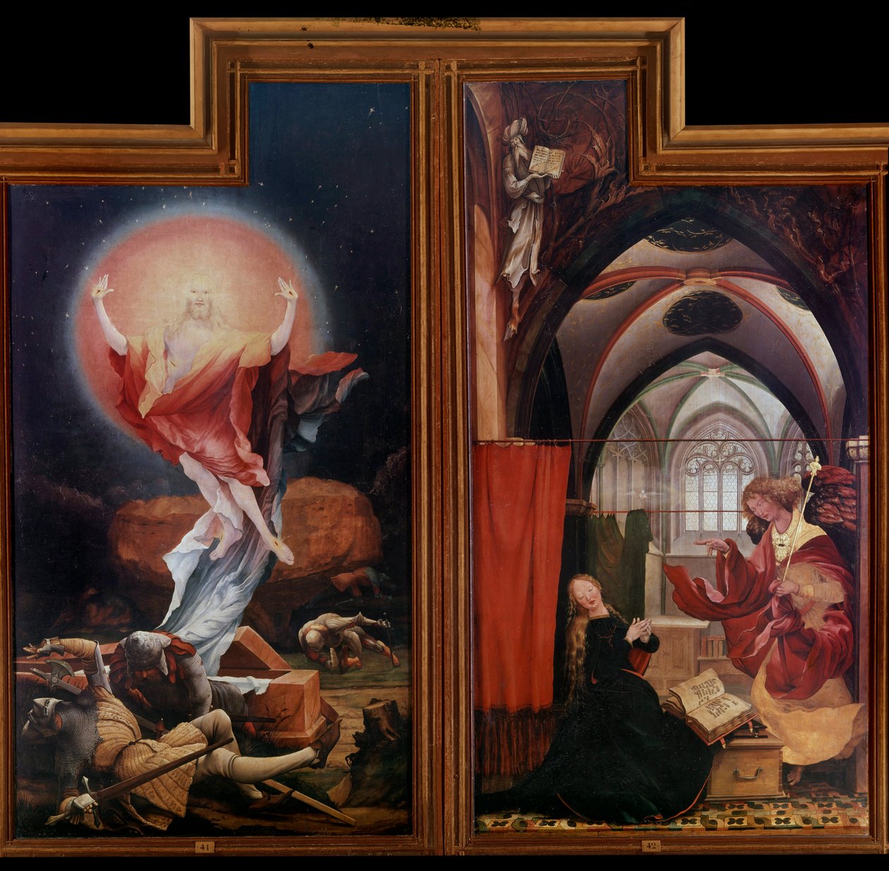 Grunewald Isenheim Altarpiece The Resurrection By GRÜNEWALD, Matthias