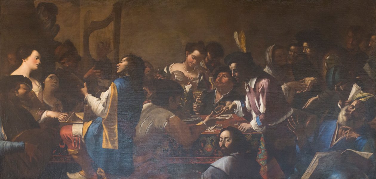 Allegorie der fünf Sinne von Mattia (1613 99) Preti