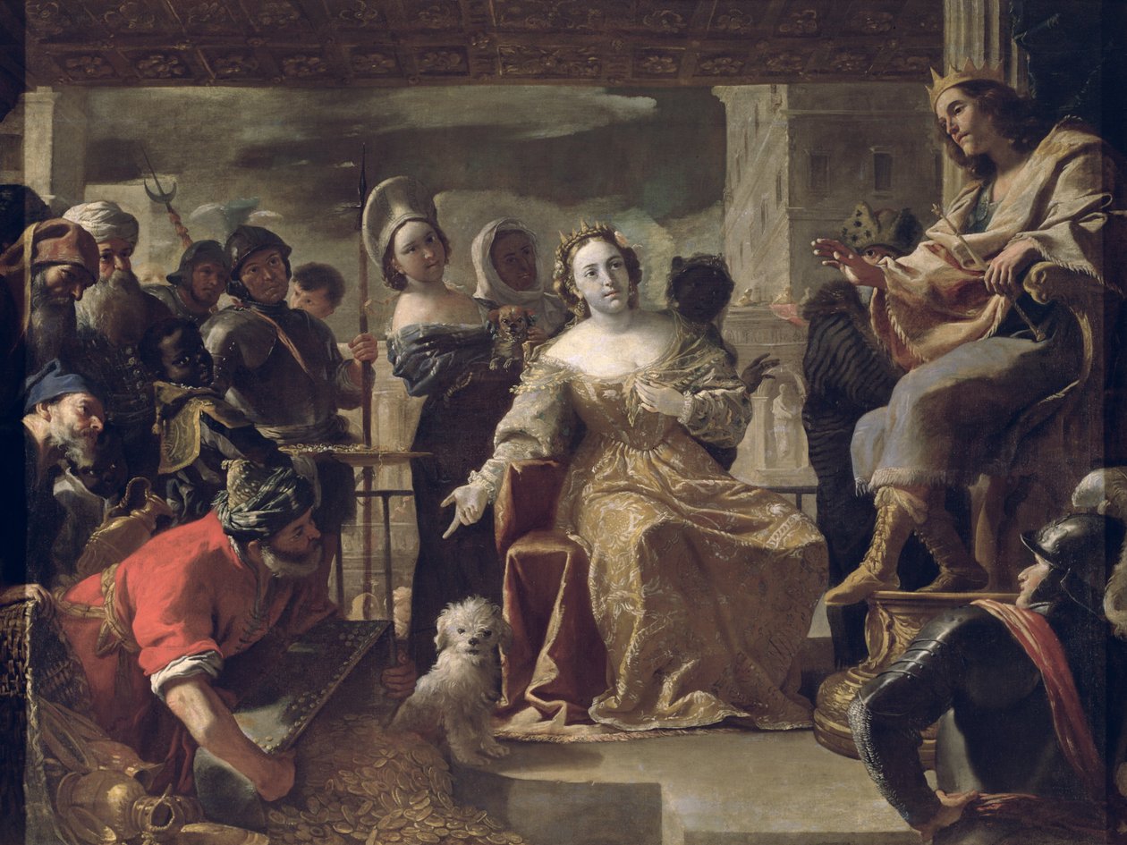 Die Königin von Saba vor Salomo von Mattia Preti