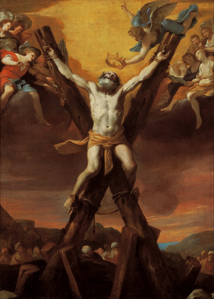Die Kreuzigung des Heiligen Andreas von Mattia Preti