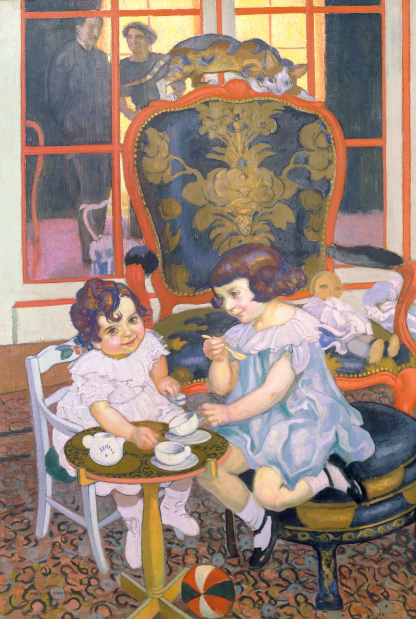 Die Teegesellschaft, 1919 von Maurice Denis: Kunstdruck