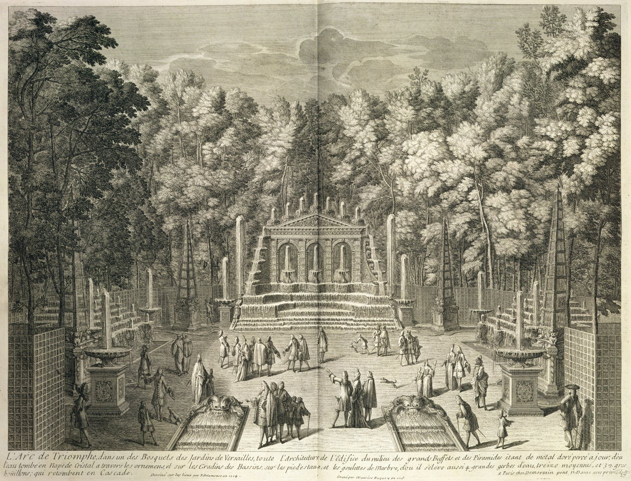 Arc de Triomphe, Versailles von Maurice Baquoy