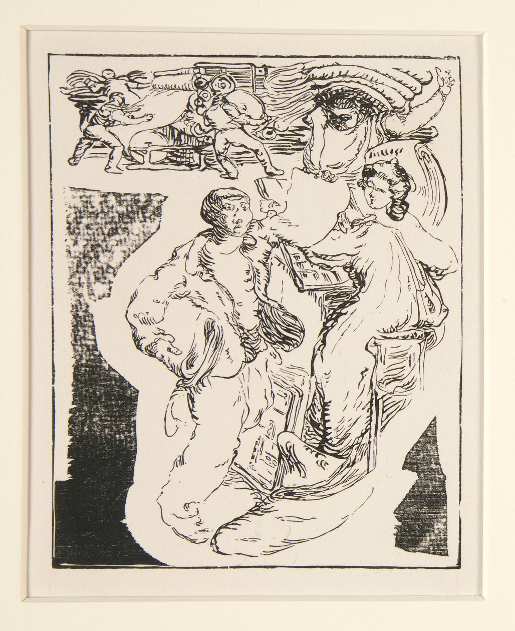 Die Straßenhändler des Denkens; Straßenhändler und Papier, S. 29 von Maurice Delcourt