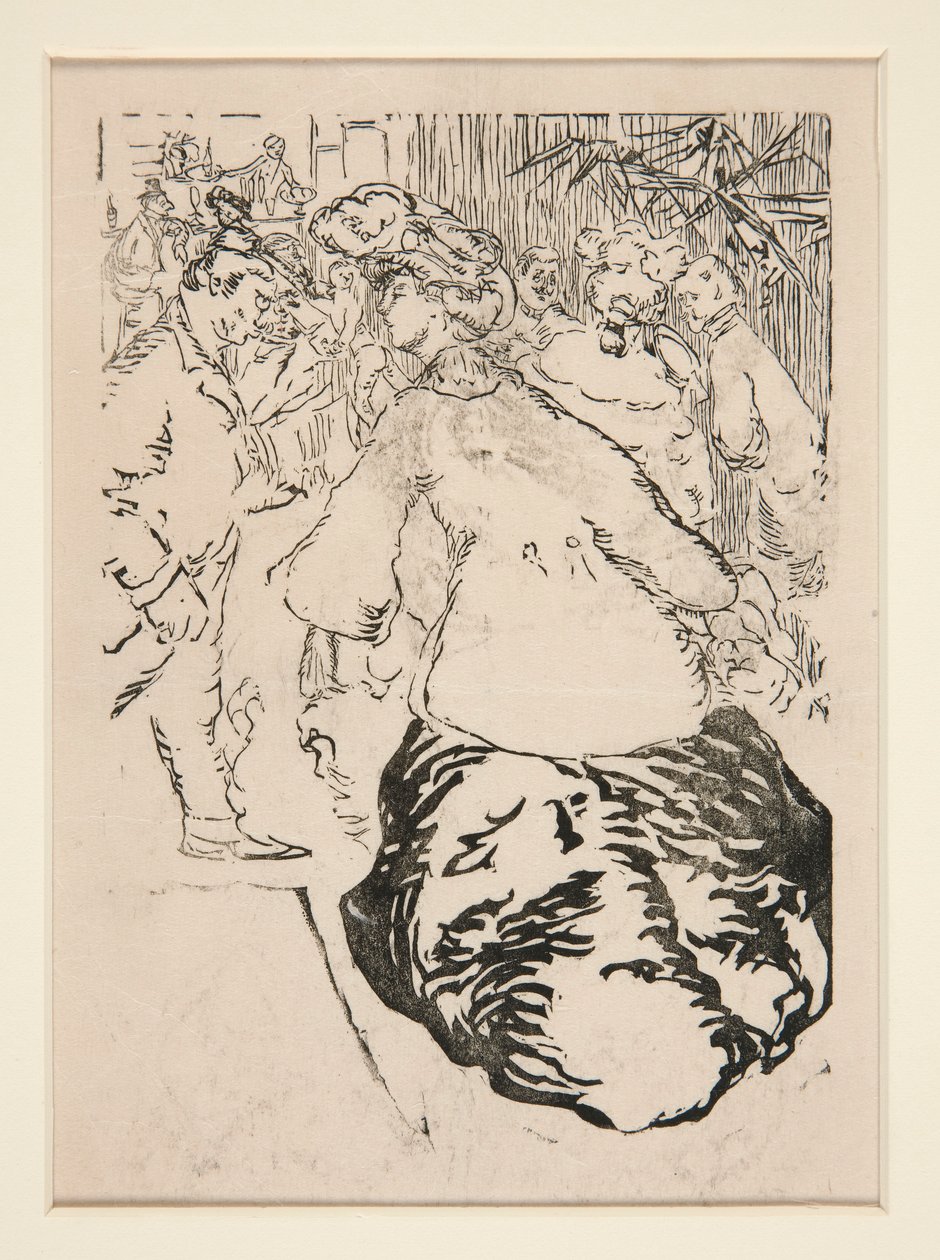 Les camelots de la Pensée, Le Bar du Journal, S. 37 von Maurice Delcourt