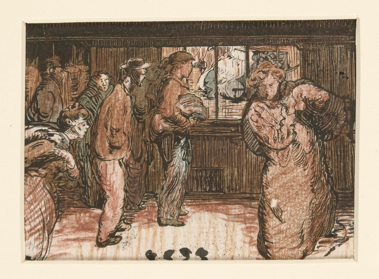 Les camelots de la Pensee, Illustration S. 31 von Maurice Delcourt