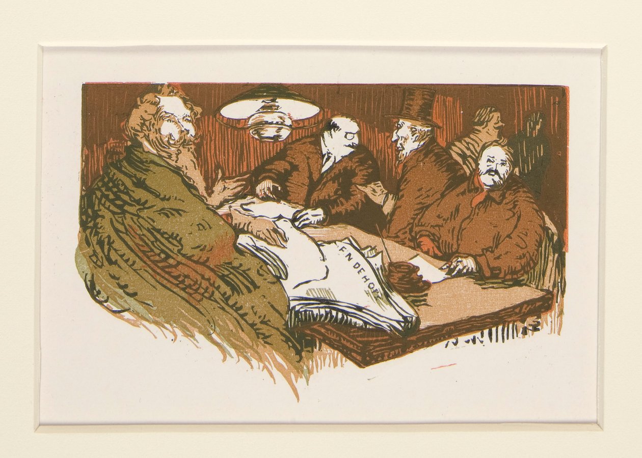 Les camelots de la Pensée, Illustration, S. 47 von Maurice Delcourt