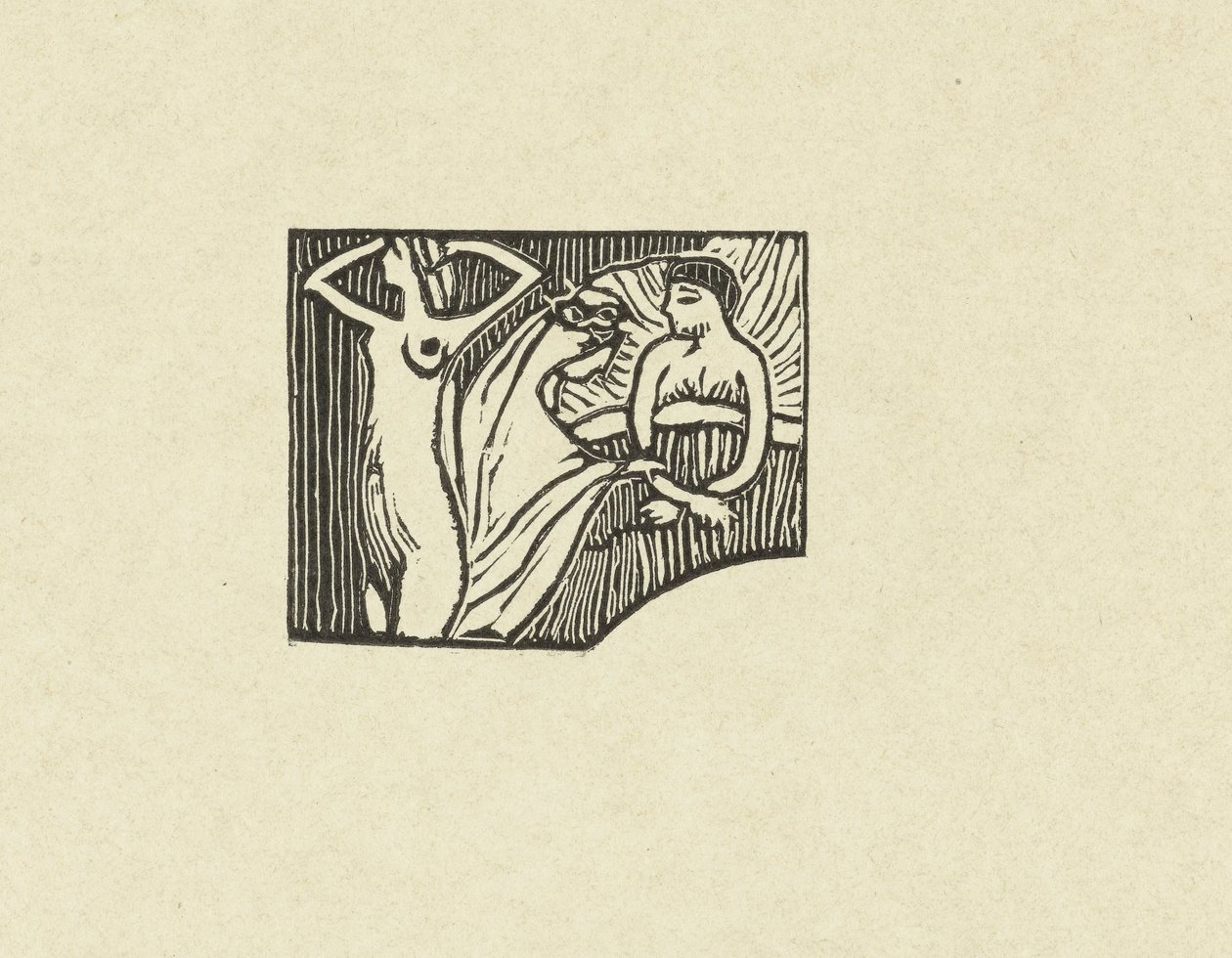 Illustration zu einem Gedicht aus der Gedichtsammlung Sagesse von Paul Verlaine von Maurice Denis