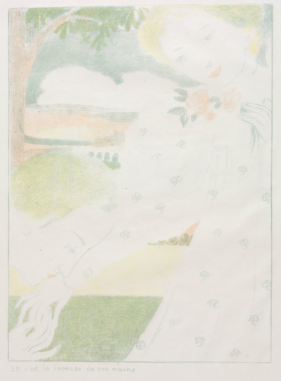 Liebe: Pl. 8, Und es ist die Liebkosung der Hände von Maurice Denis