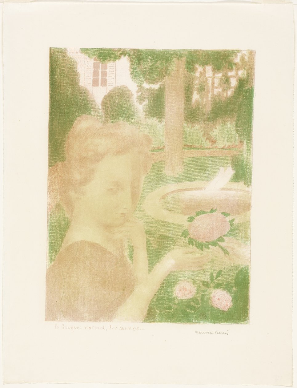 Der Morgenstrauß, Tränen, Platte drei aus Liebe von Maurice Denis