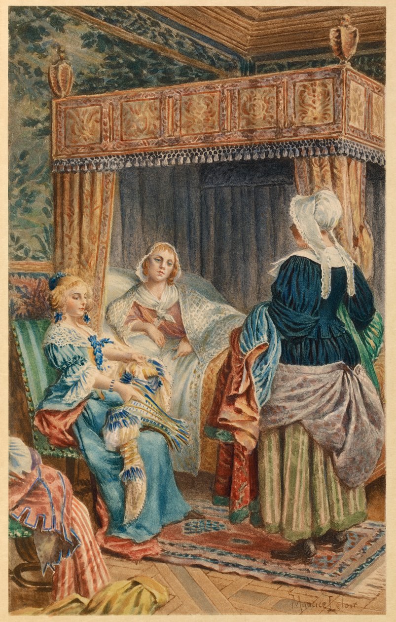 Madeleine Béjart sehr krank (Illustration) von Maurice Leloir