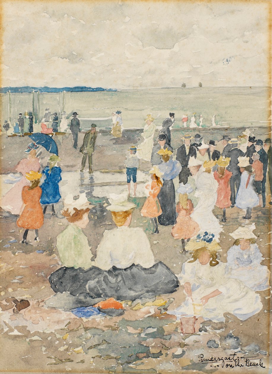 Am Strand von Maurice Prendergast