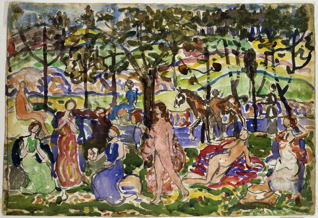 Parkszene von Maurice Prendergast