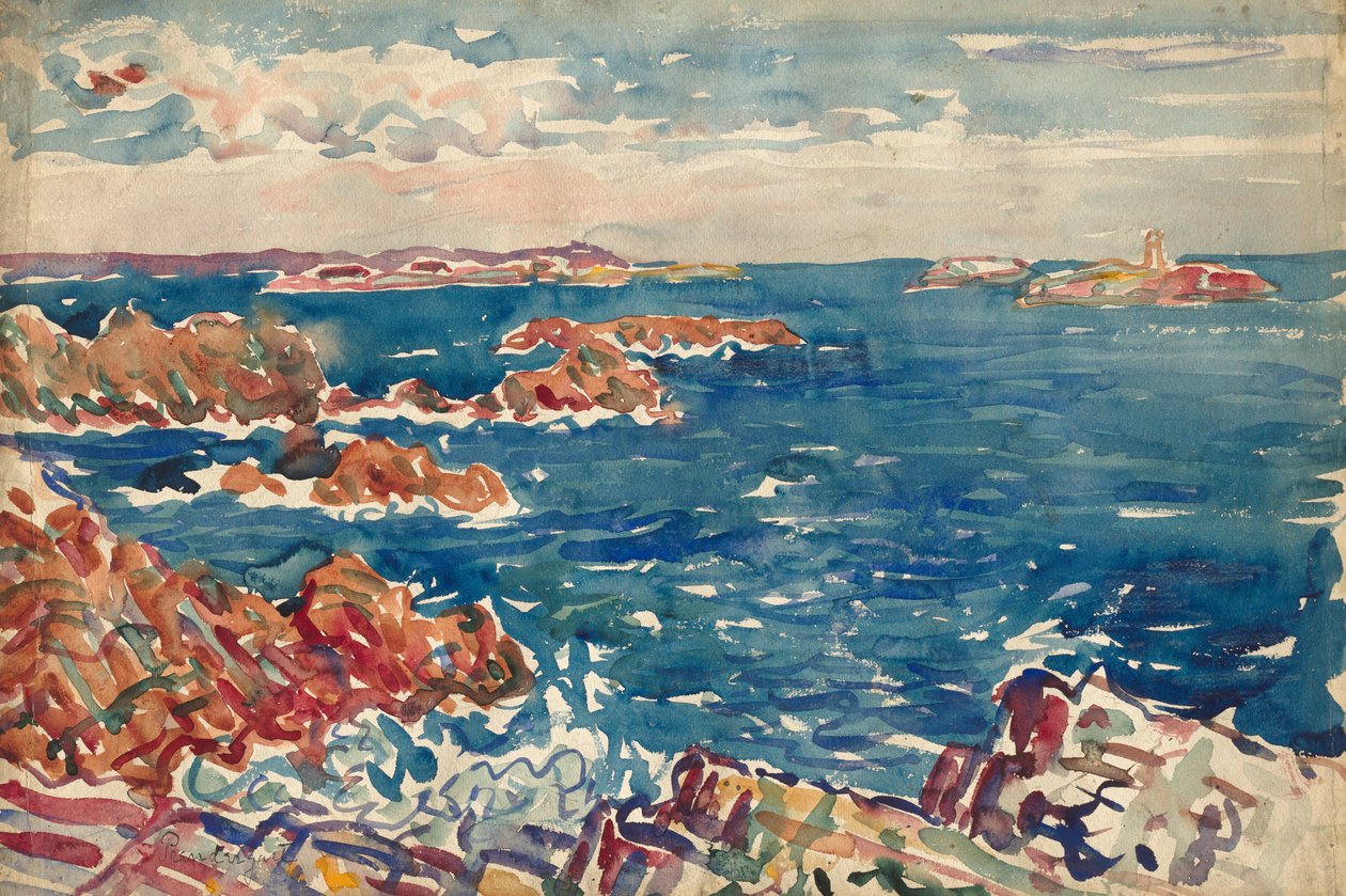 Die felsige Küste von Maurice Prendergast