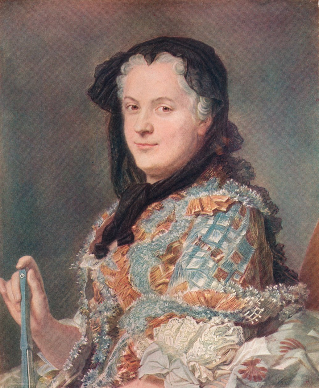 Marie Leszczyńska, ca. 1748 von Maurice Quentin de La Tour