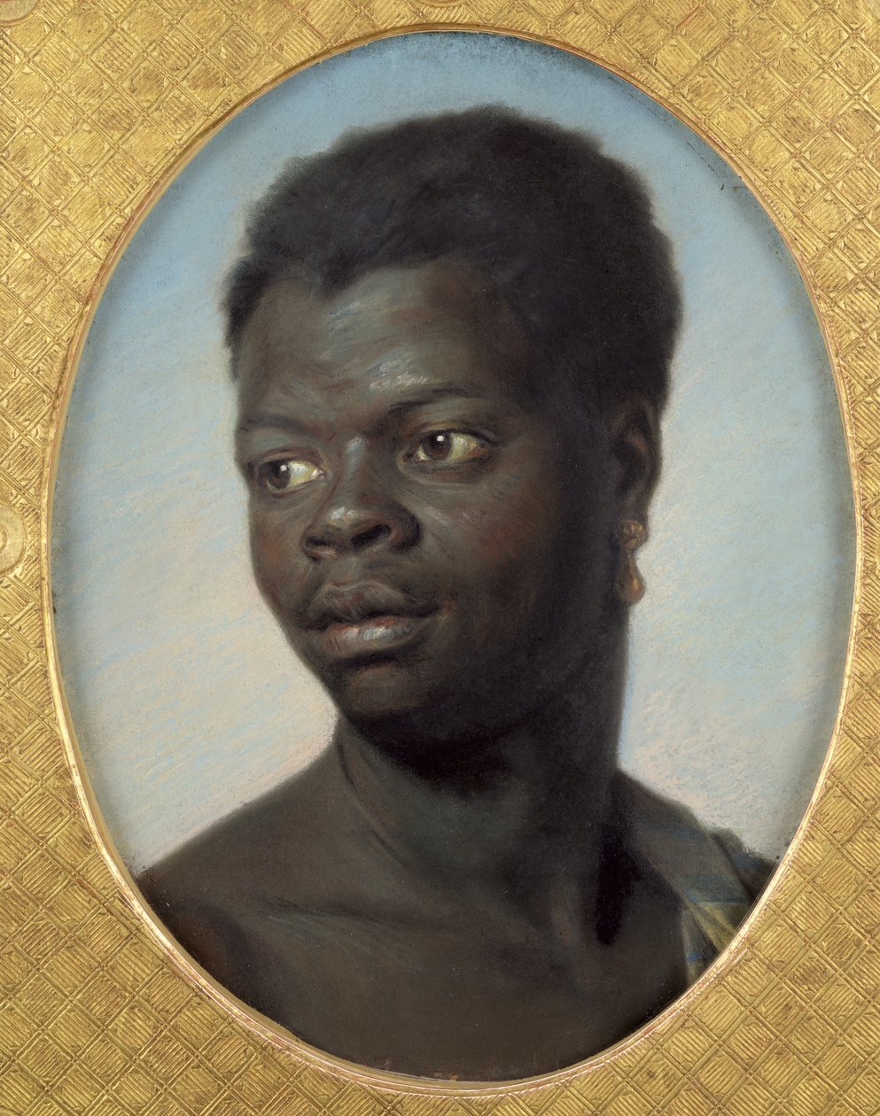 Porträt eines jungen Schwarzen, ca. 1751 von Maurice Quentin de La Tour