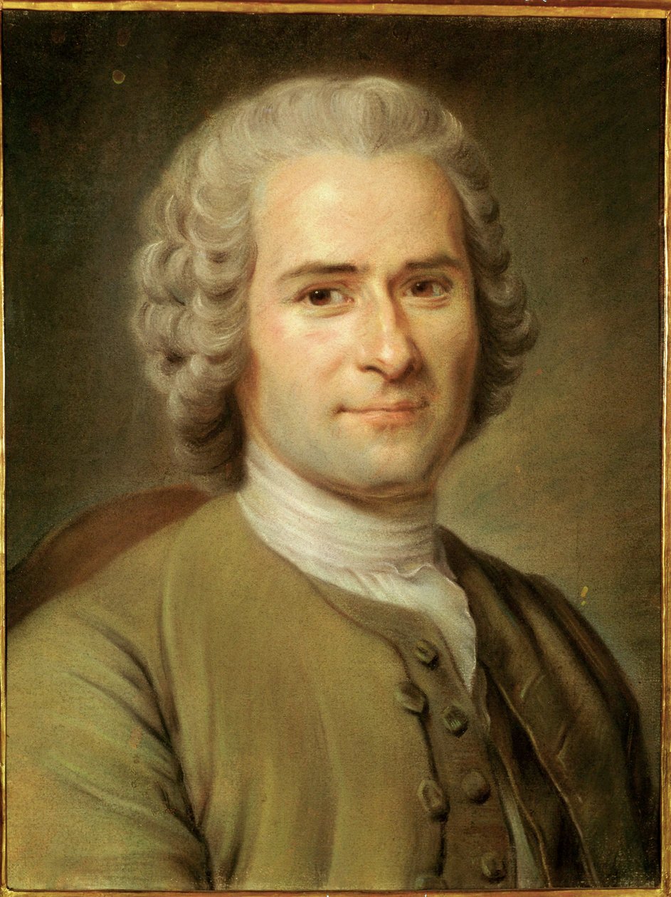 Jean-Jaques Rousseau, Philosoph und Autor von Maurice Quentin de la Tour