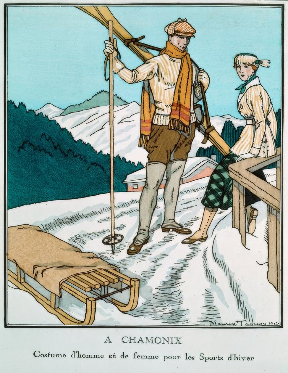 Ein Chaomnix / Kostüm für Männer und Frauen für Wintersport von Maurice Taquoy