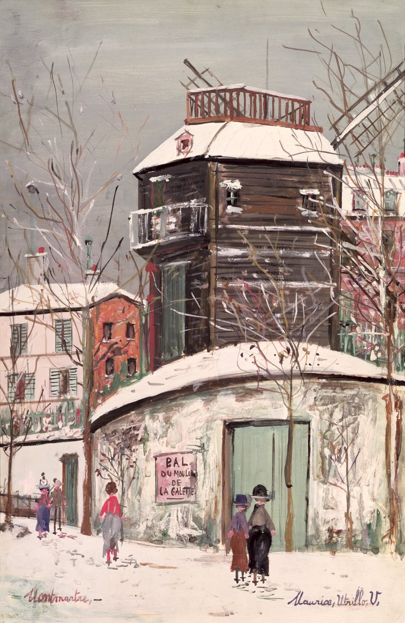 Le Moulin de la Galette, ca. 1933 von Maurice Utrillo