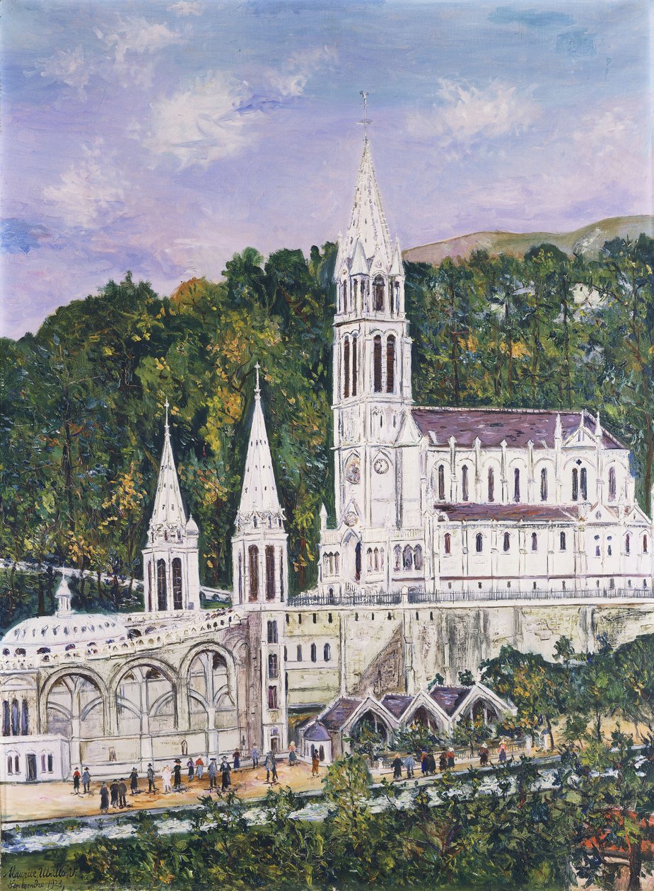 Notre Dame Kathedrale in Lourdes von Maurice Utrillo