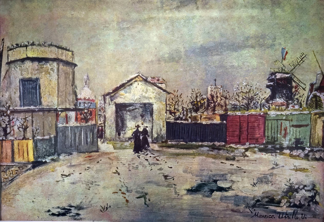 Der Turm des Philosophen von Maurice Utrillo