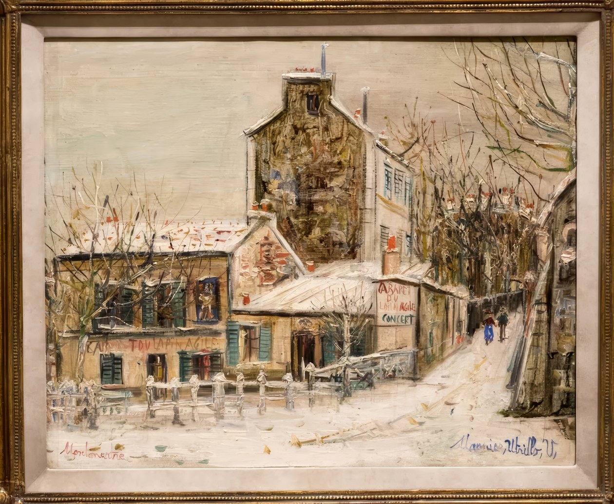 Das agile Kaninchen Kabarett in Montmartre von Maurice Utrillo