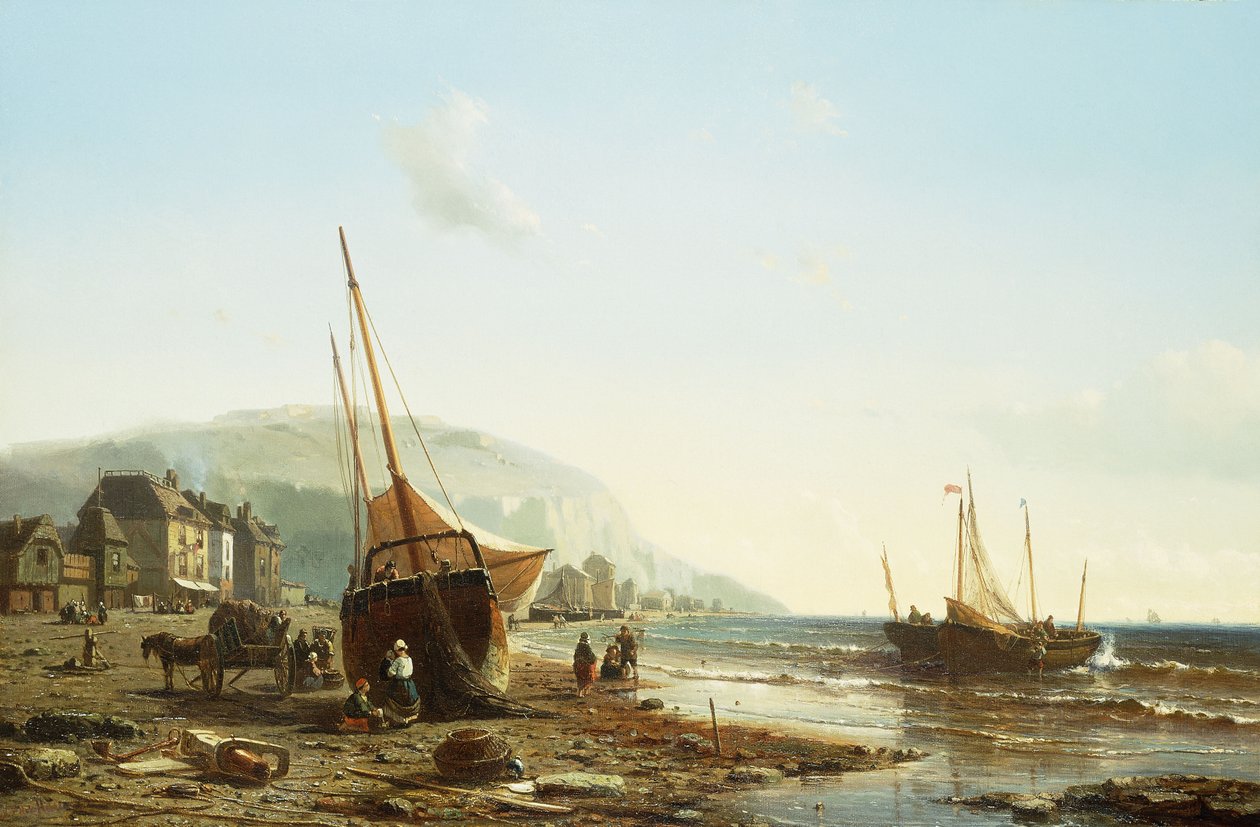 An der Küste der Normandie von Mauritz Frederik Hendrik De Haas