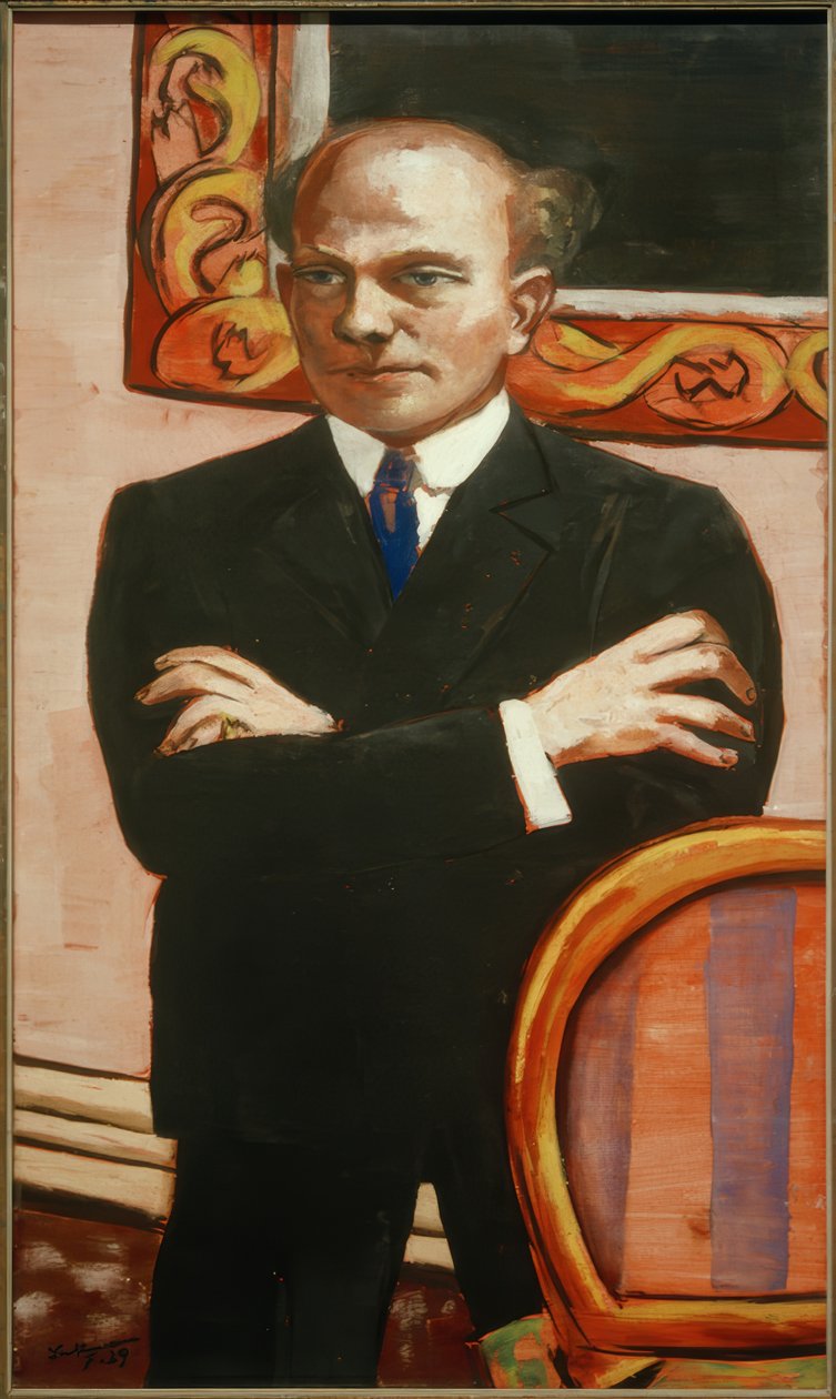 Bildnis Gottlieb Friedrich Reber von Max Beckmann