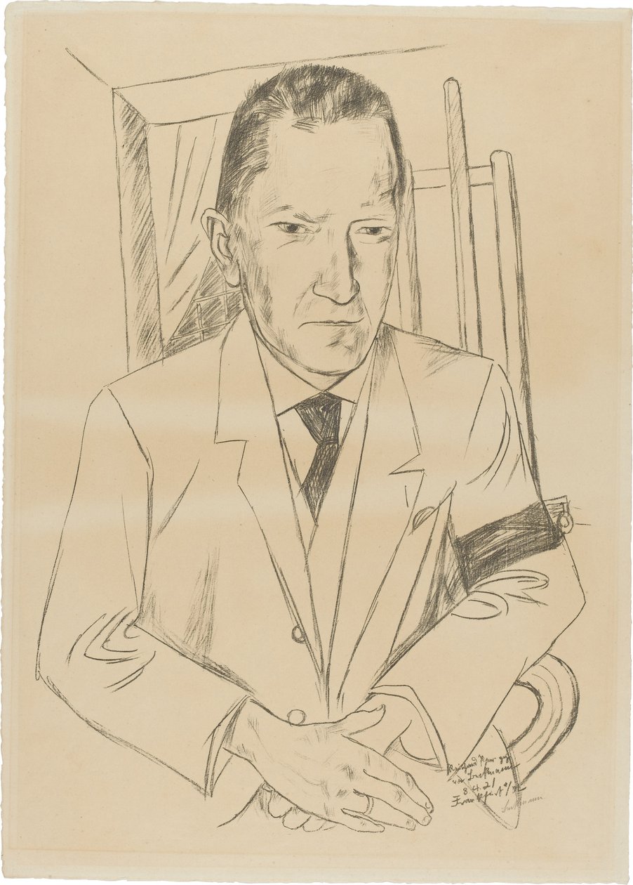 Porträt Reinhard Piper (1879-1953) von Max Beckmann