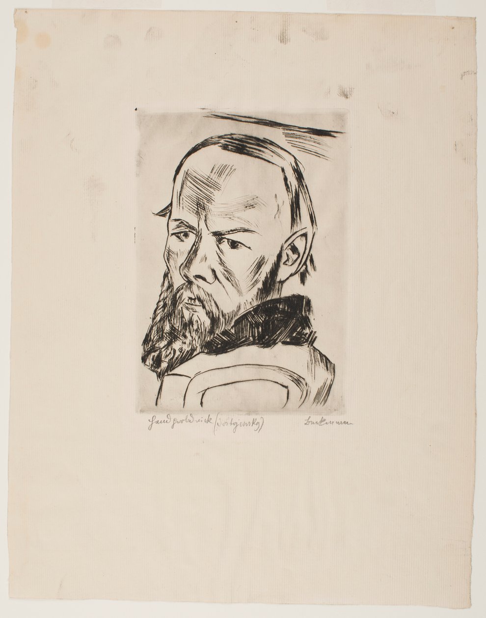Dostojewski II von Max Beckmann
