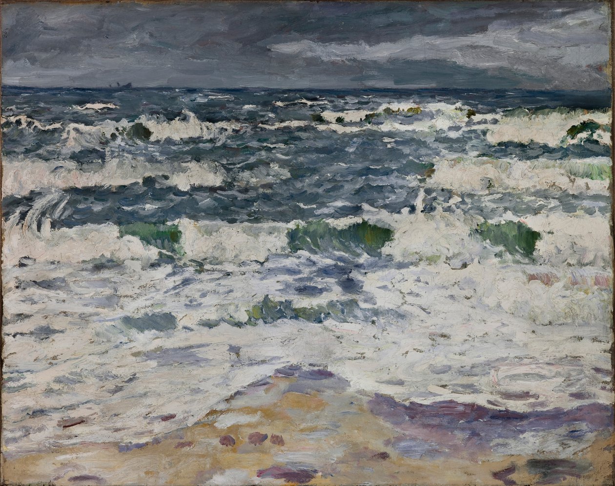 Grauer Tag am Meer von Max Beckmann