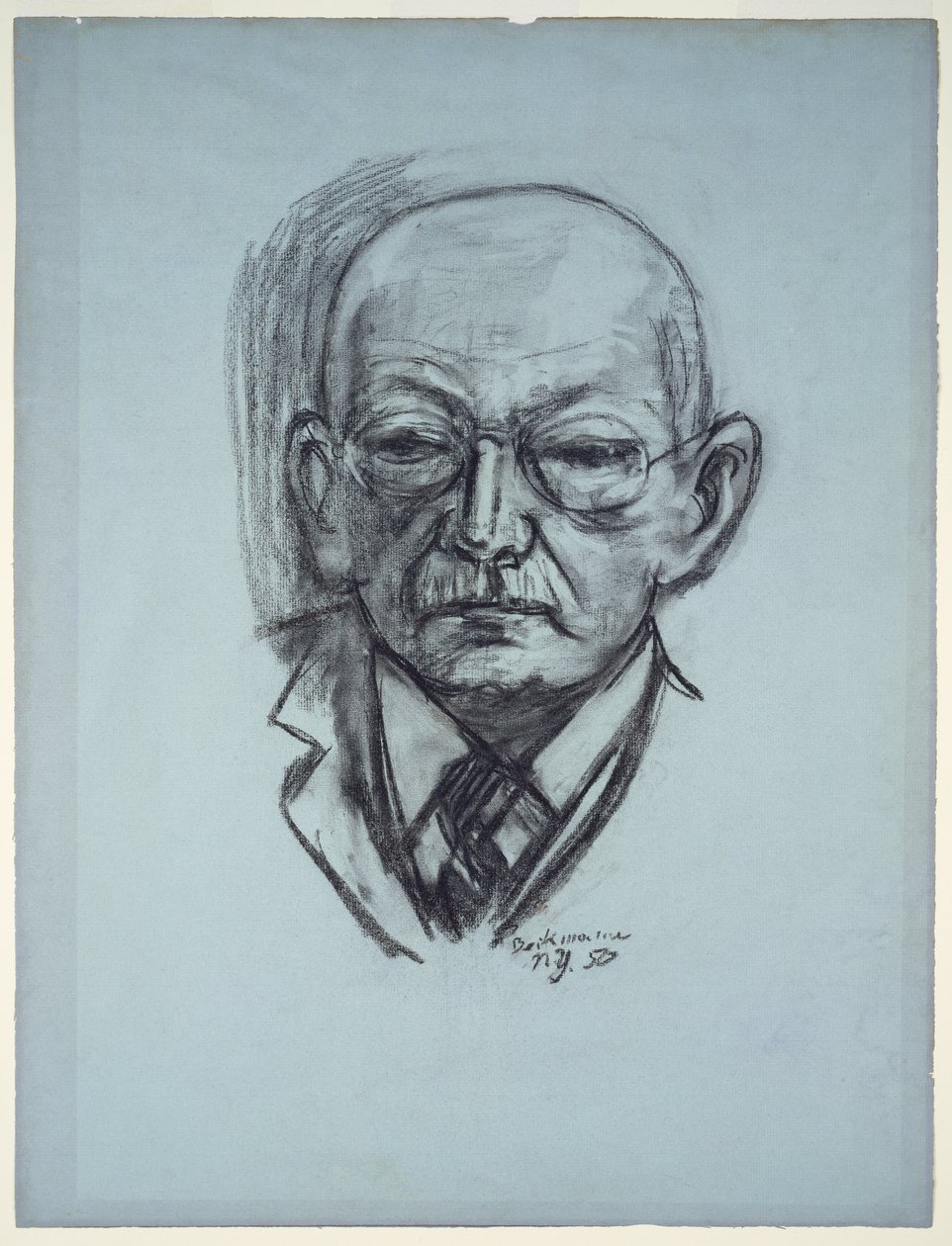 Porträt von Georg Swarzenski von Max Beckmann
