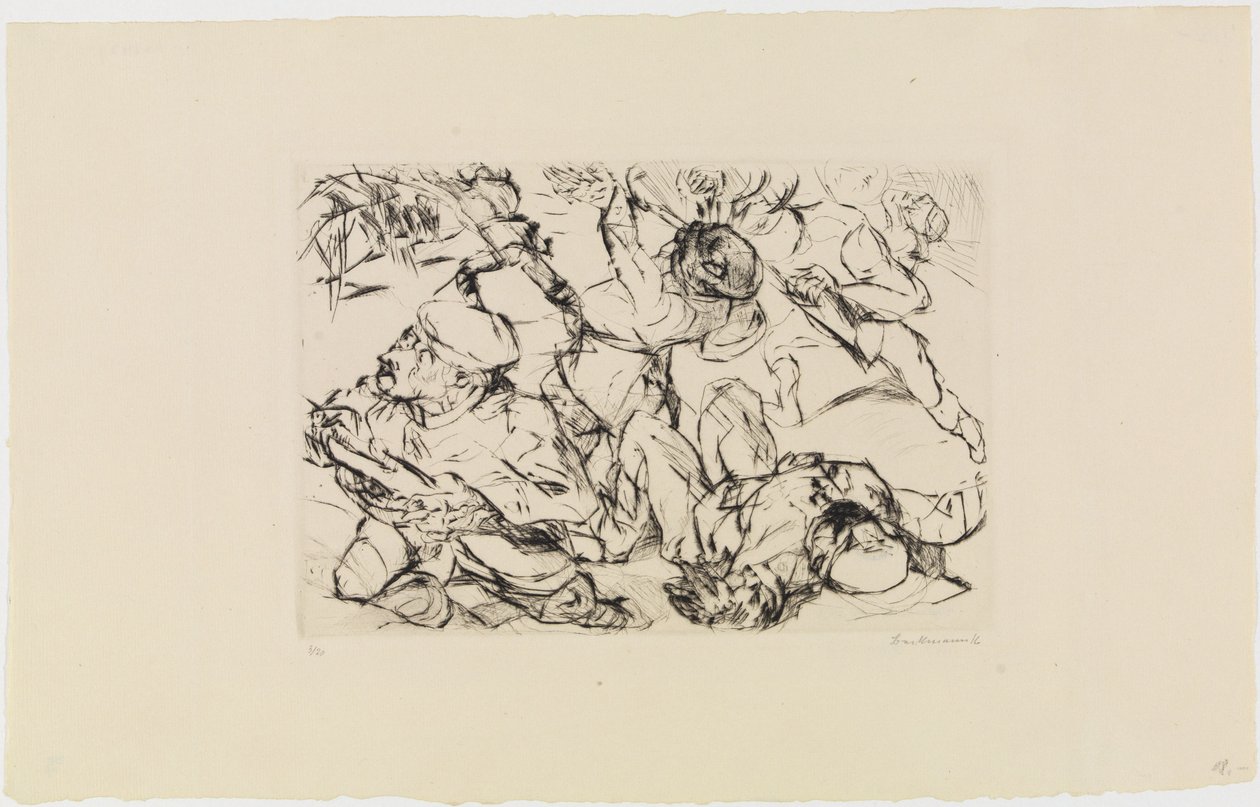 Sturmangriff von Max Beckmann