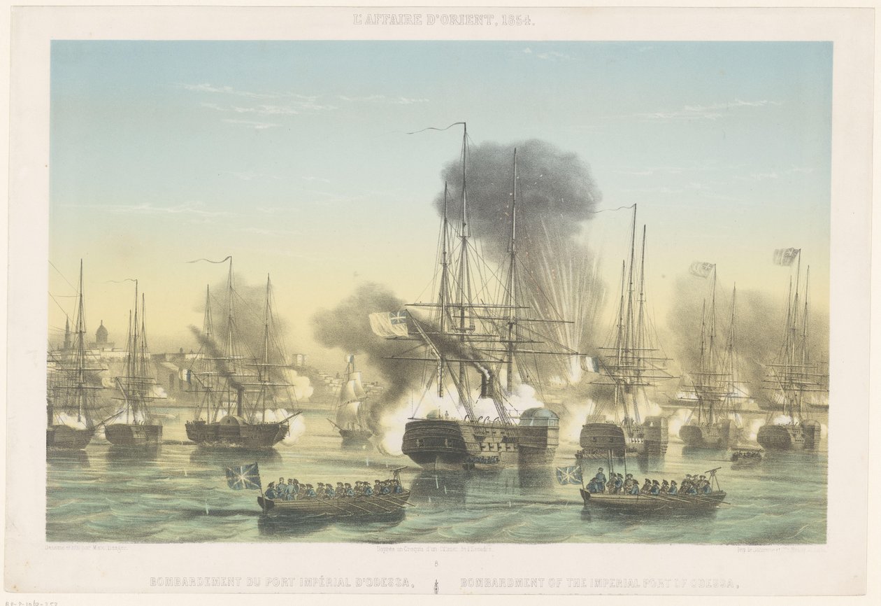 Bombardement von Odessa, 1854 von Max Beeger
