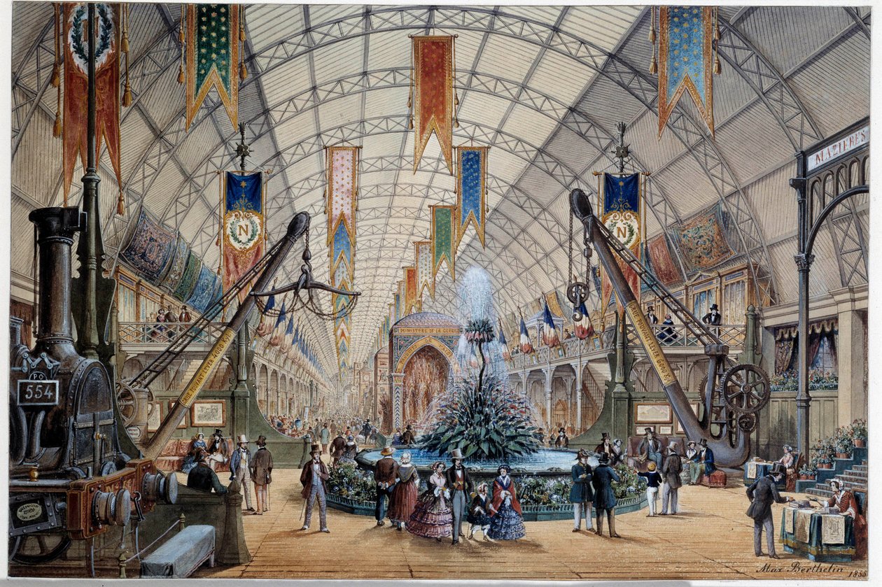 Industrielle Revolution: „Ansicht des Palais de l
