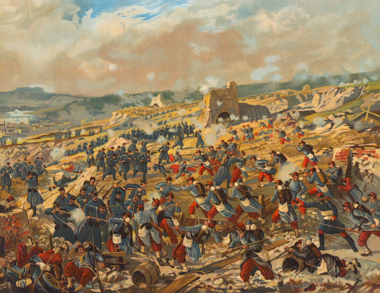 Schlacht von Champigny von Max Henze-Dassau