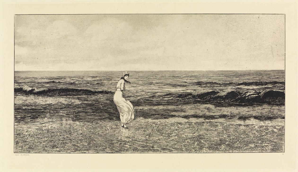 Am Meer (Intermezzi, Opus IV, Blatt 2) von Max Klinger