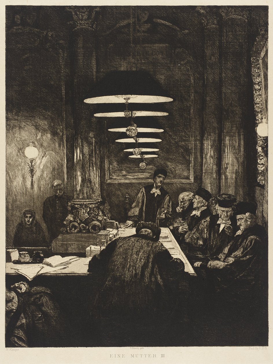 Eine Mutter III von Max Klinger