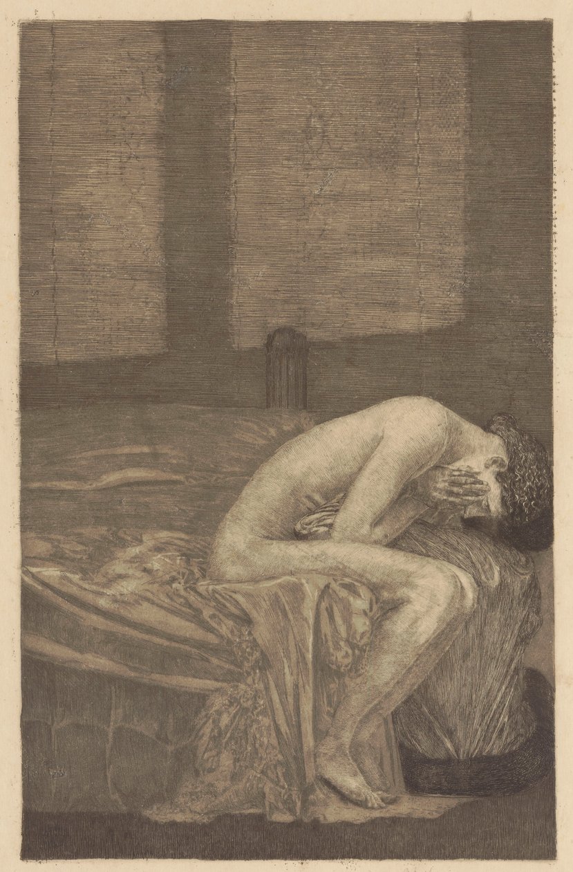 Liebespaar im Gemach, Bl. 13; Brahmsphantasie, Op. XII von Max Klinger