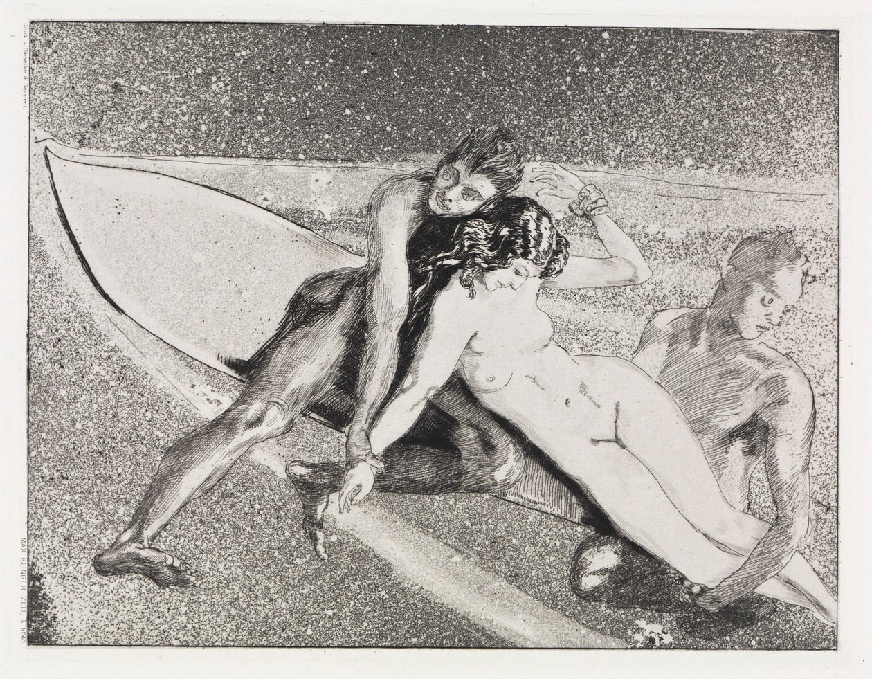 Luftfahrt (Zelt, Opus XIV, 2. Teil, Nr. 40) von Max Klinger