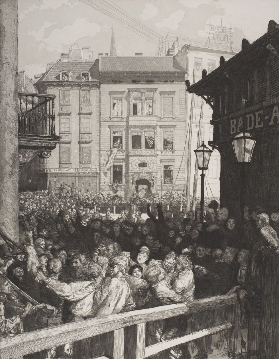 Märztage I, aus Dramen Opus IX von Max Klinger
