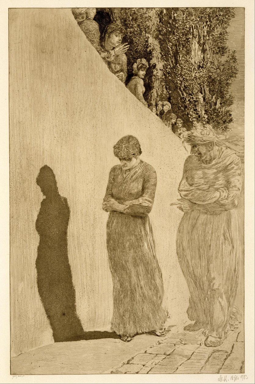 Scham von Max Klinger