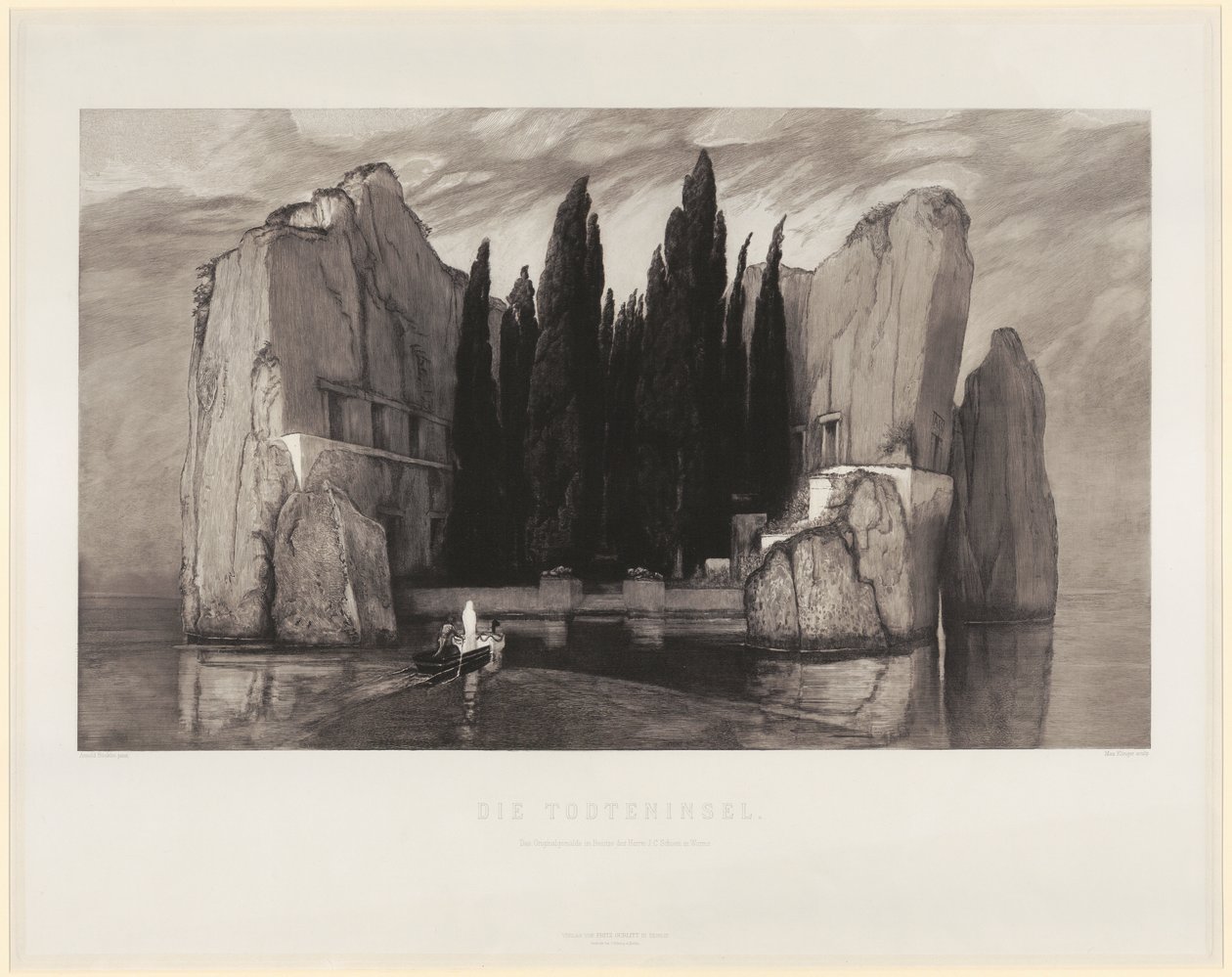 Die Toteninsel von Max Klinger