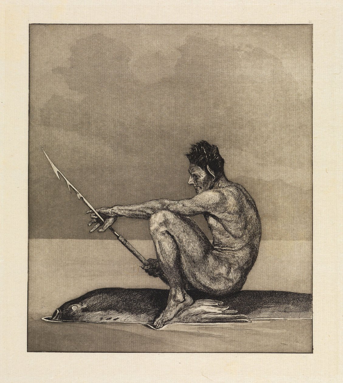 Zweite Zukunft (Eva und die Zukunft, Opus III, Blatt 4) von Max Klinger