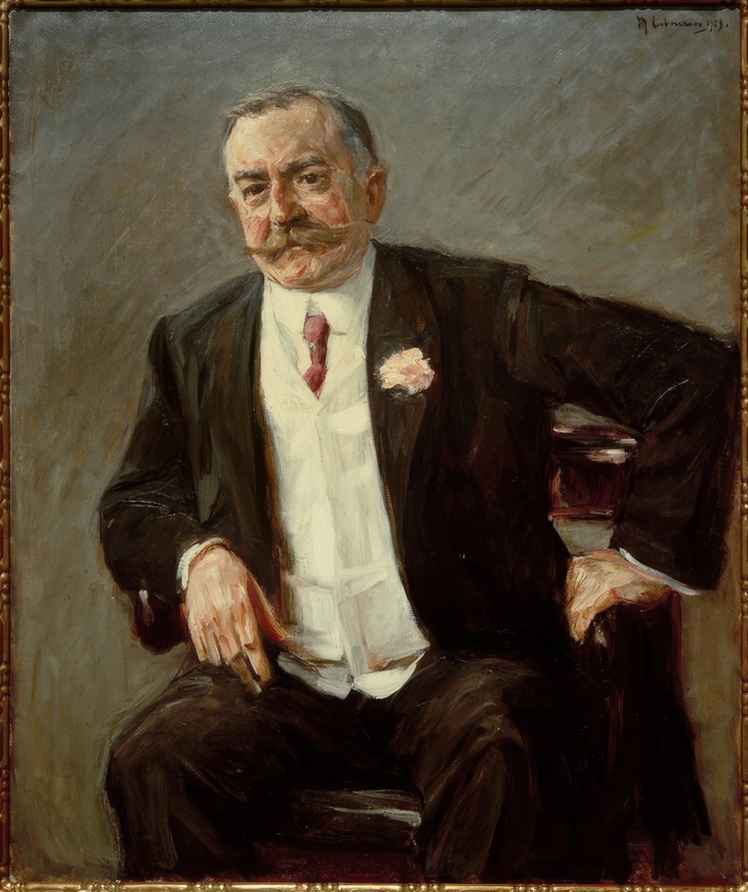 Bildnis des Industriellen Geheimrat Friedrich Carl Duisberg, sitzend von Max Liebermann