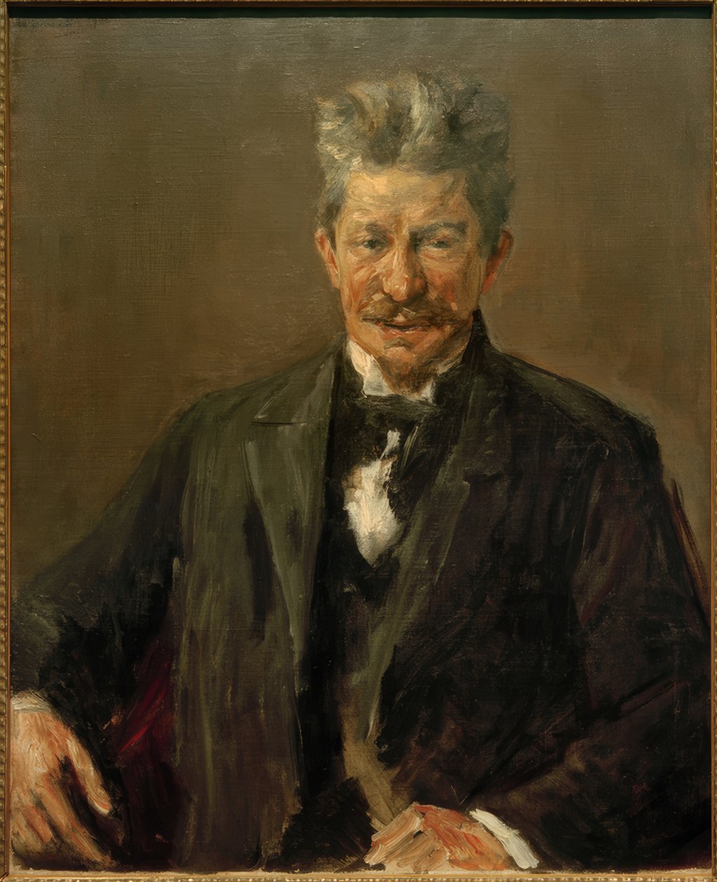 Bildnis des dänischen Literaturhistorikers Georg Brandes von Max Liebermann