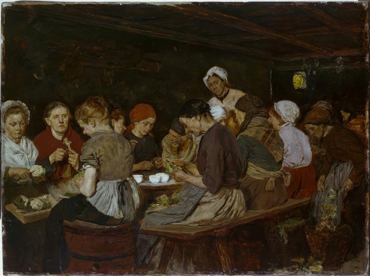 Die Konservenmacherinnen von Max Liebermann